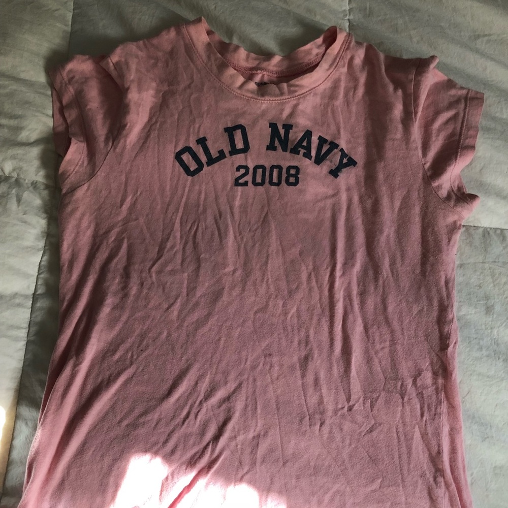 Pink old navy shirt